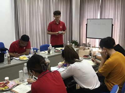 牛商爭霸賽青島雄獅隊走進捷立機械，青島瑞普特積極參與